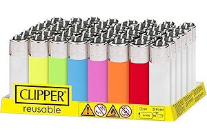 HIBRON 48 Mecheros Encendedores Pocket Recargables y Reutilizables (O)