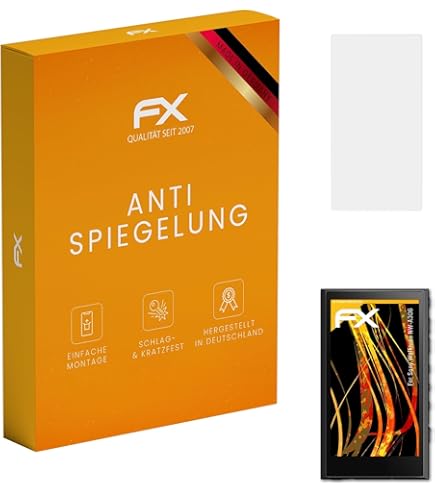 AtFoliX Panzerfolie Für Sony Walkman NW-A306 - 9H Härte Made In Germany