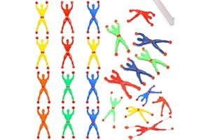 Norhogo 24 sztuki okno, zabawka dla mężczyzn, wielokolorowa, lepka ściana, zabawka wspinaczkowa, zabawka wspinaczkowa, dla mężczyzn, dla dzieci, na imprezę