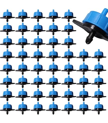 Lot De 50 Flèches Goutte-à-Goutte 3/5 Mm - Goutteurs Plastique Bleu Pour Tuyau Irrigation Goutte à Goutte Jardin Et Agriculture