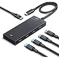 UGREEN USB C Hub10 Gbps, 4 Type C 3.2 Port with 100W PD Adapter Ultra Slim Data Multiport USB Hub Extension for Laptop, Desktop PC, Xbox, PS5, Mouse, Keyboard, Flash Drive, U Disk, Printer