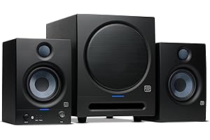 PreSonus Eris 4.5BT Gen 2, 4,5"-Aktivlautsprecher für Multimedia, Gaming, hochwertige Studio-Musikproduktion mit Bluetooth, 50 W Leistung