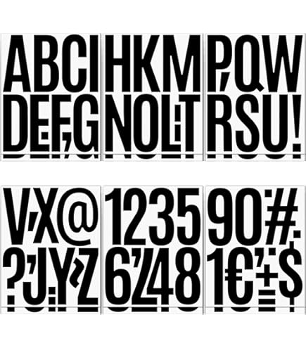 Lettere E Numeri Adesivi Per Targa Ripetitrice - Resistenti Alle Intemperie Per Rimorchi E Carrelli - Foto 9