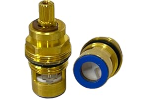 BARBETTA RICAMBI BAGNO VITONE DI RICAMBIO A DISCO CERAMICO COMPATIBILE FRANKE OLD ENGLAND DESTRO