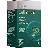 Cell Shield Trans Resveratrol, Koenzim Q10, Kuersetin, Piperin, &Ccedil;inko Takviye Edici Gıda 30 Kaps&uuml;l
