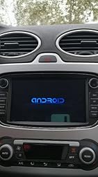 CAMECHO Android Car Radio para Ford GPS Pantalla táctil capacitiva de 7 Pulgadas estéreo para automóvil WiFi Bluetooth FM Dual USB para Ford Focus ...