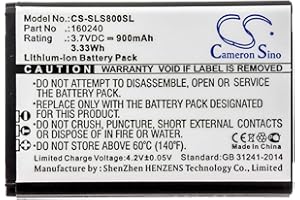 CAMERON SINO CS-SLS800SL Baterie 900mAh kompatybilny z [Steelseries] 61298RX, Arctis Pro Wireless, H Wireless Gaming-Headset, Siberia 800, Siberia 840 zastępuje 160240
