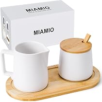 DeeCoo Weiße Cappuccino-Tasse Mit Untertasse – 340 Ml, Mikrowellen- Und Spülmaschinenfest, Aus Keramik