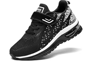 GOOBON Scarpe Ginnastica Bambino Bambina Air Scarpe da Running Leggero Traspirante Jogging Walking Sport Tennis Sneakers 28-34 EU