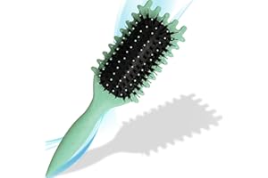 LOHCA Brosse à Cheveux Bouclés Innovante - Coiffage Define & Volume, Utilisable sur Cheveux Secs et Mouillés, Idéale pour Boucles Parfaites et Effet Volumineux
