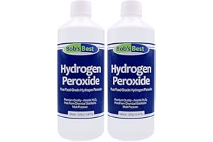 BOB'S BEST Food Grade Hydrogen Peroxide - 12% (11.97%) Solution - 1000ml