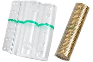 AGENDEPOINT Blister per Monete 10 centesimi (da 50 pz) portamonete fascia blu