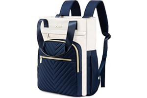 LOVEVOOK Rucksacktasche Damen 2 in 1 Handtasche 15.6 Zoll Laptop Backpack Women mit Laptopfach Schulrucksack Mädchen Teenager Wasserdicht Tagesrucksack Casual Daypacks für Uni Reise Arbeit