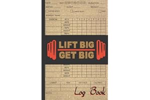 Weight Lifting Log Book: Workout and Fitness Journal for Men and Women: | To Track Gym & Home Workouts | Workout Planner - 6" x 9" 140 pages
