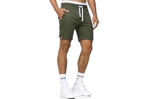 Indicode Hommes Aldrich Short en Molleton avec Cordon de Serrage