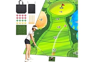 Swetfela Sticky Golf Mat Game, Interior Golf Game, Battle Royale Golf Game, Playset Sticky Golf, for Children and Adults Who Play The Game of Golf(180cmx120cm)