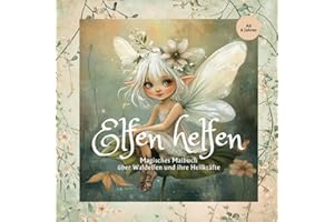 Elfen helfen – Malbuch für Kinder ab 6 und Erwachsene: Fantasy Ausmalbuch für Achtsamkeit und Stressabbau I Zauberhafte Motive von Waldelfen