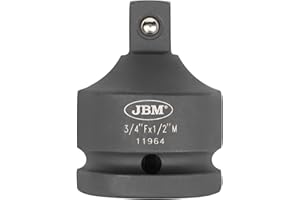 JBM 11964 - Adaptador de impacto (3/4", 1/2")