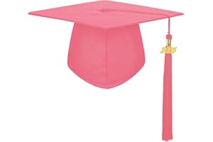 Luclay Graduation Cap Adult, Graduation Hat, Adjustable University Degree with Tassel Academic High School Bachelor Cardboard Graduate Party Congratulations for Bachelor Graduation Ceremony, 3 Colours