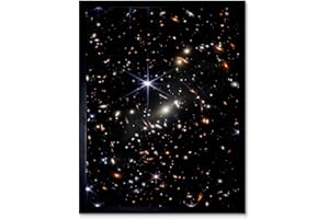 ARTERY8 NASA James Webb Space Telescope Deep Field Image Stars Thousands Galaxies Photo Art Print Framed Poster Wall Decor 12x16 inch