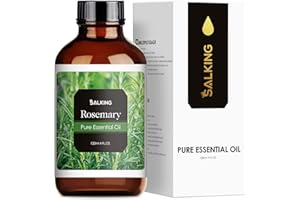 SALKING Rosemary Essential Oils 120ml,100% Pure Natural Essential Oil,Therapeutic Grade Aromatherapy Oil for Boost Energy,Relieve Nasal Congestion,Fragrance Oils for Diffuser,Humidifier,Gift for Women