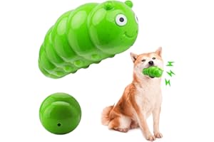 BRISKORE Juguete para Perros chirriante indestructible para masticadores agresivos, Juguete de masticación para Perros, Juguete para Perros Duradero, Material de Calidad alimentaria para Perros