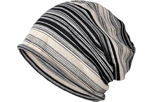 TERYNANLE Sleep Cap for Hair Loss, Cotton Slouch Beanie Hat for Women Floral Lace Turban Beanie Skull Cap, Soft Chemo Headwear for Sleeping Yoga Running Cycling, Breathable Sport Cap Headwrap Classic Baggy Hat