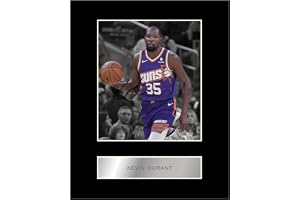 Kevin Durant PS förtryckt signatur signerad monterad fotovisning #11 tryckt autografbild 25 x 20 cm montering