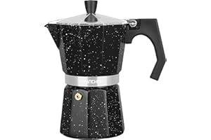 URBN-CHEF Stove Top Espresso Cafetiere Coffee Maker Kitchen Brewer Moka Pot (Capacity: 12 Cups)