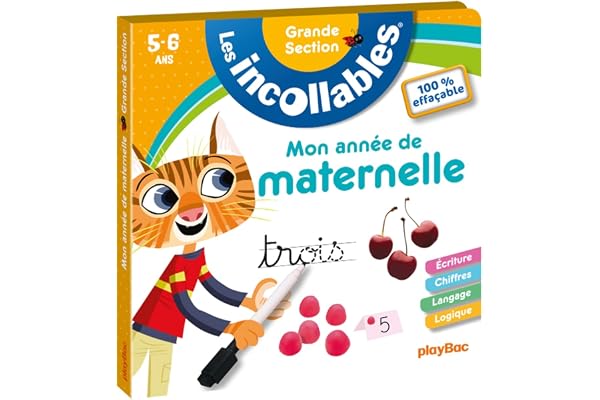 Incollables - Mon année de grande section 100% effaçable
