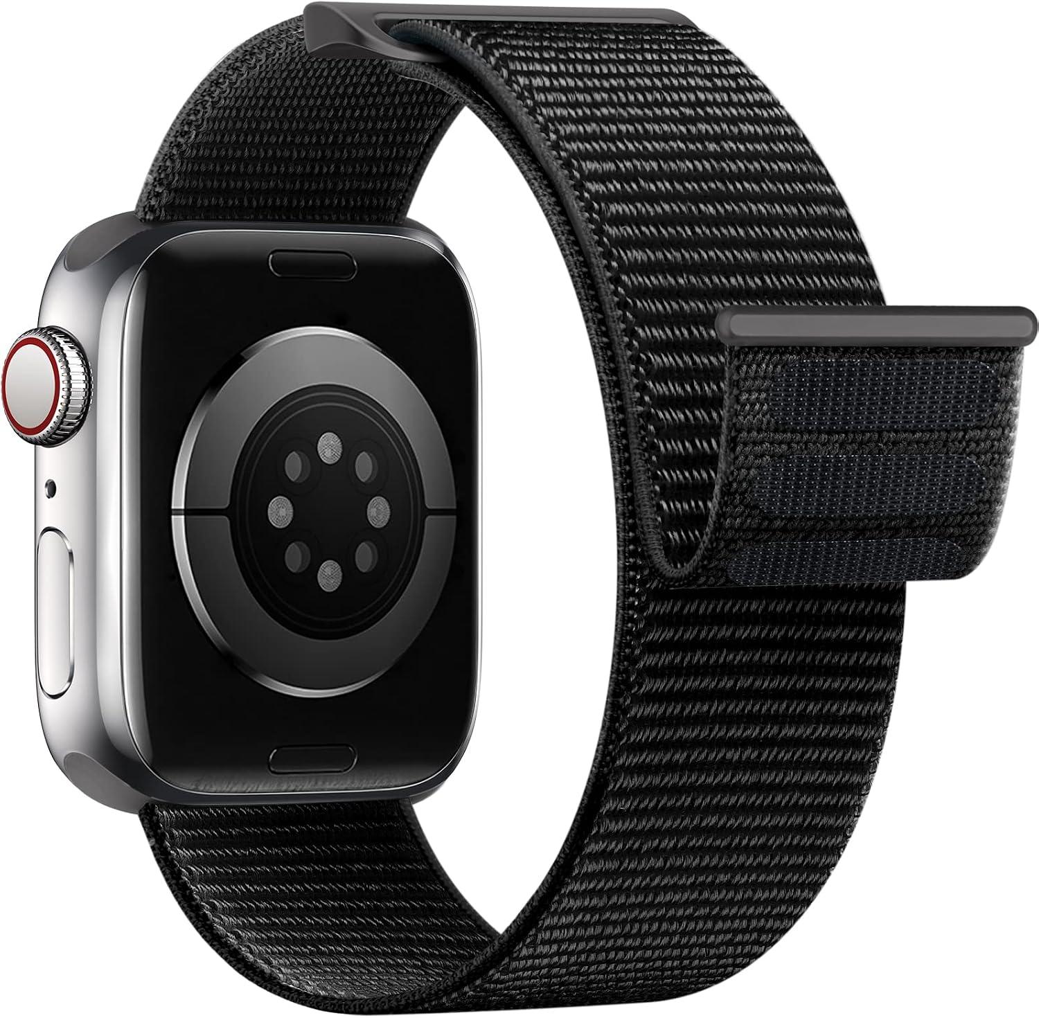 Yoohoo Nylon Straps Compatible with Apple Watch Straps 38mm 40mm 41mm 42mm(Series 10) Women Men,Upgraded Soft Nylon Strap Replacement Bands for iWatch Series 11 10 9 8 7 6 5 4 3 2 1 SE3 Ultra3/Black