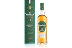 The Glen Grant - Single Malt Scotch Whisky Scozzese, 70 cl, Invecchiato 10 Anni, Astucciato, 40% Vol