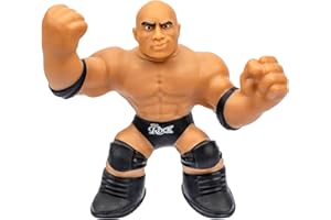 HEROES OF GOO JIT ZU Figura elastica - GOO JIT ZU WWE - The Rock - 11 cm - Texture elastica - 3x elastico