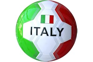 cucuba Pallone Calcio Italy Colore Verde/Bianco/Rosso Taglia 5