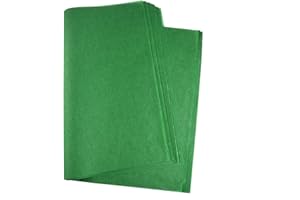 Miahart 60 feuilles de papier de soie de Noël 50 x 35 cm Papier d'emballage de Noël pour bricolage, loisirs créatifs, sacs-cadeaux, décorations Vert