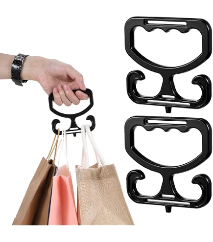 thumbnail image 2 of Heavy Duty Sturdy Grocery Bag Carrier, Handle Holder For Shopping 2 of 14