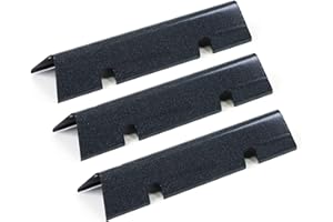 GIRXZYBX 7635 38,9CM Upgrade Porzellanemaille flavorizer Bars für Weber Spirit I & II 200 e210 e220 s210 S220, 67046 Porzellanemailliert Brennerabdeckung für Weber Spirit 2 Grillteile,