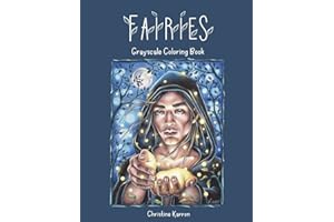 Fairies Grayscale Coloring Book