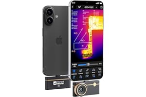 Thermal Master P3 kamera termowizyjna do iPhone 15/16 i Android kamera na podczerwień, regulowana ostrość, rozdzielczość X³, IR 512 x 384, -20℃-600℃, kontrola PCB