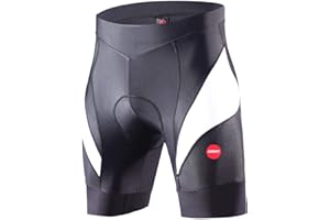 Souke Sports Men's Cycling Shorts Bicycle Bike Pants 4D High Density with Sponge Padded…
