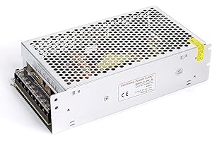 24V 10A 240W DC switching power supply AC 110V/220V to DC-24V power adapter, ANGEEK transformer constant voltage, suitable for LED strip lights, cameras, surveillance systems, lighting projects, etc.