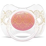 Suavinex Sucette ETHNIC SILICONE REVERSIBLE 4/18M - Rose