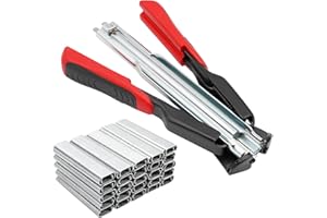 MUYIRTED Set Di Pinze Per Anelli Di Maiale E 2500 Pezzi C-Tipo Clip, Pinza Per Recinzione Animali Domestici Di Pollo Gabbia Filo, Rete Metallica Per Recinzioni Riparazione Strumenti Manuali