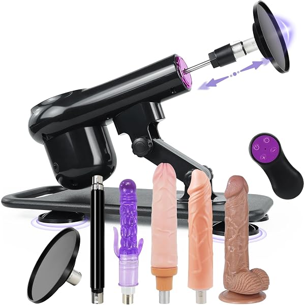 Automatische Sexmaschine Mit App-Steuerung | Verstellbarer Dildo Für Männer & Frauen, 8 Aufsätze, Leise