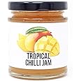 Tropical Chilli Jam | Chilli Mash Company | 190ml | Lemon Drop Mango Papaya and Pineapple | Vegan and Vegetarian Friendly | Ideal Christmas Gift