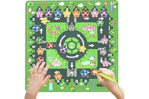 KERCAMKEL Magnetyczny labirynt, zabawka dla dzieci, dla chłopca, 3, 4, 5 lat, gra edukacyjna do nauki alfabetu, zabawka magnetyczna Activite, prezent na urodziny, Boże Narodzenie, dla dzieci, zabawka dla dzieci