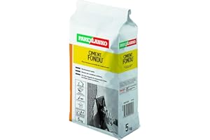 Parexlanko - Ciment Fondu - Gris – Maçonnerie et petits scellements - Durcissement rapide - Résistant aux conditions extrêmes - Utilisable pur - 5kg