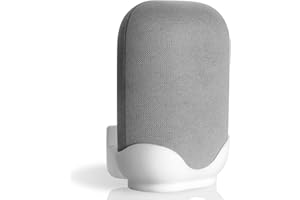 honecumi Supporto da Parete e Scrivania per Google Nest Audio | Elegante Bianco per Assistente Vocale