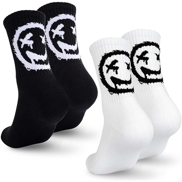 FYNGERS | Chaussettes De Sport Avec Signe De Main | Noir | Coton