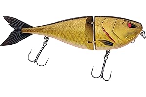 Berkley Zilla Jointed Glider leurre dur pour la pêche du brochet en eau douce, coule doucement, hameçon Fusion, action erratique, sans plomb
